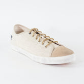 Mens Timberland EK Glastenbury 9044B Beige Canvas Lace Up Low Top Casual Shoes
